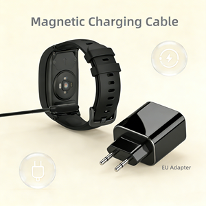 Bracelet intelligent pour <span class=keywords><strong>seniors</strong></span> avec longue autonomie, positionnement instantané, appels vocaux, haut-parleur puissant, charge magnétique, système d'exploitation RTOS - Product Image 6