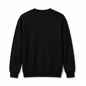 Sweat-shirt à col rond en molleton épais, imprimé graphique Dragon Cyberpunk, pour homme, style streetwear vintage, coupe oversize, noir - Product Image 2