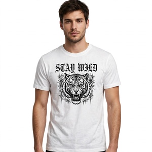 T-shirt personnalisé pour homme, manches courtes, col rond, coupe classique, 100% coton, design personnalisé, respirant, écologique, anti-plis BD - Product Image 2
