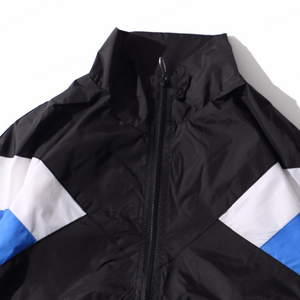 Blouson matelassé homme rouge et noir, imperméable, coupe-vent, à fermeture éclair, col montant, style sportif, pour l'hiver, en toile classique - Product Image 3