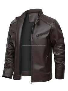 Chaqueta de moda de cuero de alta calidad para hombre, el mejor diseño con nuevos estilos personalizados, chaqueta de precio de venta caliente para hombre - Product Image 4