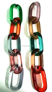 Cadena Decorativa de Resina para Colgar en la Pared con Diseño Floral Ovalado, Estilo Moderno para Decoración del Hogar - Product Image 6