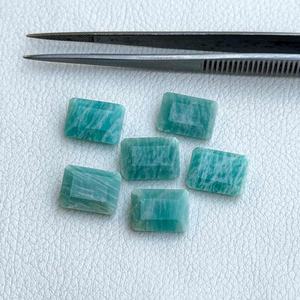 Nouvelle tendance 8x10mm Amazonite naturelle à facettes octogone coupe pierre précieuse en vrac pierre Amazonite semi-précieuse pour la fabrication de bijoux fournisseur - Product Image 1
