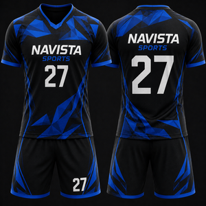 Conjunto de Uniforme de Fútbol Personalizado, Camiseta, Pantalones Cortos y Calcetines, Ropa Deportiva Cómoda, Suministro al por Mayor, Fútbol Élite, Navista Sports - Product Image 1