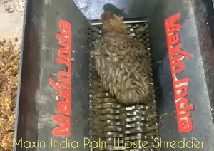 Trituradora de racimos de frutas vacíos más vendida, trituradora de doble eje semiautomática, máquina trituradora de materiales orgánicos - Product Image 6