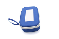MYACH MC0030 Bolsa de Almacenamiento de Electrónicos Personalizable de Cuero PU Cuadrada, Estuche de Viaje de EVA Engrosado con Cierre de Cremallera y Gran Capacidad