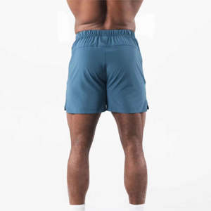 Pantalones Cortos Deportivos Azules para Hombre, de Secado Rápido, con Forro, Ligeros, para Entrenamiento Atlético, con Logotipo Personalizado Disponible - Product Image 6