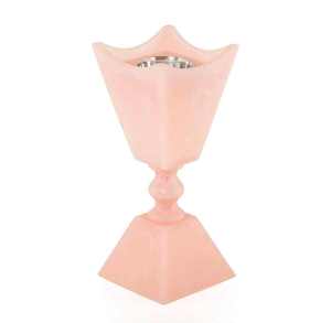 Quemador de Incienso Aromático Ecológico de Resina Hecho a Mano, Diseño Decorativo con Pedestal, Cuenco con Inserto Metálico, Elegante Soporte para Bakhoor para el Hogar - Product Image 2