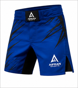 Black Custom Design MMA Fight <b>Shorts</b> <b>for</b> <b>Combat</b> Sports Training Muay Thai Wrestling Polyester/Cotton Gym Wear - Product Image 4