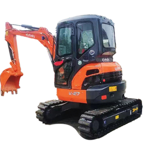 รถขุดขนาดเล็ก Kubota U27 มือสอง 2.5 ตัน รถขุด KUBOTA พร้อมห้องโดยสารแบบปิดและใบมีดดันดินสำหรับงานก่อสร้าง ได้รับการรับรองมาตรฐาน CE - Product Image 1