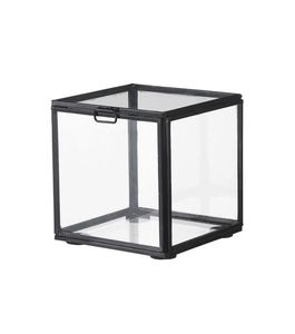 Decor/accessories <b>Black</b> Metal Framed Jewelry Box - Product Image 1