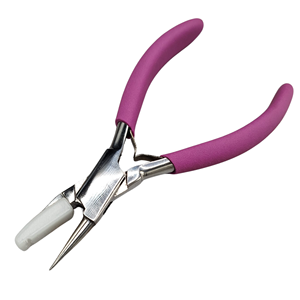 Teflon Flat Jaw and <b>Round</b> <b>Nose</b> <b>Pliers</b> Carbon Steel Jewelry Making Tools for Wire Wrapping Bending Loop Forming and Shaping - Product Image 2
