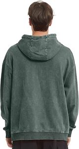 Winter Plain 100% Cotton Acid Wash Custom Vintage Streetwear Heavyweight Oversized Unisex Pullover Hoodies Sweatshirt - Product Image 3