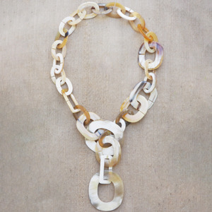 Collares de cuerno gruesos, cadenas hechas a mano, collares de joyería al por mayor, mejor precio, accesorios para mujer - Product Image 6