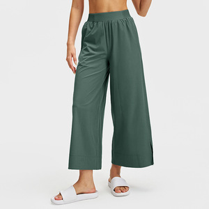 Leggings de yoga de nailon de cintura alta personalizados, efecto segunda piel, acampanados, para gimnasio, deporte, fitness, con efecto push-up, de secado rápido, pantalones deportivos para mujer - Product Image 5