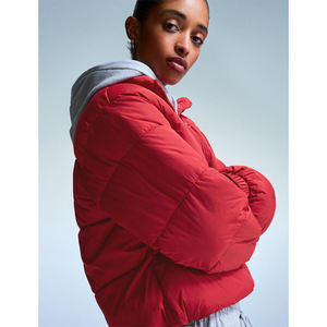 Chaqueta de Plumón para Mujer, Personalizada, con Capucha, Impermeable, Cortavientos, Cálida, Ligera, para Invierno, Ropa de Calle - Product Image 5