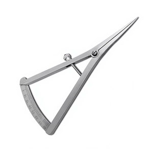 Calibrador Recto de 4.5 Pulgadas de Largo para Mapeo Óseo, Instrumento de Medición de 0-40mm con Escala de Precisión para Implantes Dentales, Quirúrgicos y de Ortodoncia - Product Image 4