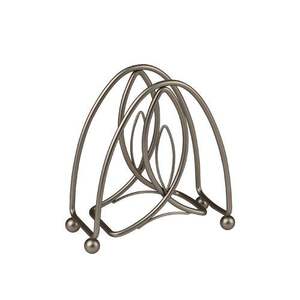 Porte-serviettes en métal compact et élégant, compatible avec les serviettes standard, pour un rangement soigné et un accès facile, avec finition thermolaquée. - Product Image 4