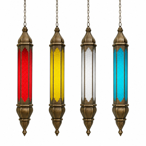 Lanterne en laiton de qualité supérieure, produit d'exportation, lampe suspendue haute, couleur personnalisée, finition miroir disponible, meilleur prix. - Product Image 1