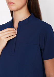 Uniformes Médicos Personalizados de Verano 2026, Conjuntos de Uniformes Médicos Transpirables de Spandex Unisex, Mono de Manga Corta, Económico, para Hospital y Enfermería - Product Image 5