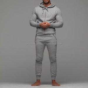 Ensemble de survêtement de haute qualité personnalisé unisexe réfléchissant à fermeture éclair en nylon et polyester, veste et pantalon de survêtement avec capuche pour homme - Product Image 3