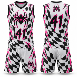 Ensemble Maillot et Short de Basketball à Séchage Rapide, Coutures Lisses, Broderies Durables, Tenue de Joueur pour Matchs Scolaires, Fabricant et Vente au Détail - Product Image 4