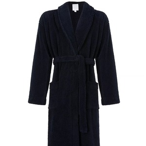 Peignoir d'hiver respirant de haute qualité, chaud et confortable, 100% coton éponge - Product Image 5