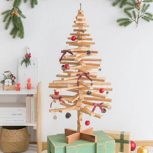 202407 Hot Popular <b>Christmas</b> <b>Tree</b> Wooden Festival Natural Solid <b>Wood</b> Decoration Crafts - Product Image 2