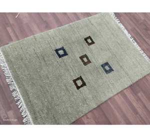 Alfombras Antiguas Hechas a Mano Personalizadas 10x14 9x12 de Alta Calidad Multicolor Abstractas Tejidas a Mano con Base Antideslizante de Espuma - Product Image 3