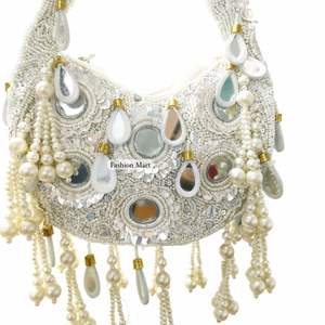 Bolso de hombro con cuentas de diseñador para mujer, bolso de fiesta hecho a mano personalizado, proveedor con MOQ bajo - Product Image 1