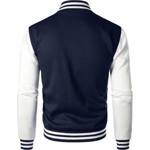 FINER THREADS FH-MVJ-04632 Blouson universitaire d'hiver pour homme 100% coton Col montant Respirant Service OEM Faible MOQ - Product Image 5
