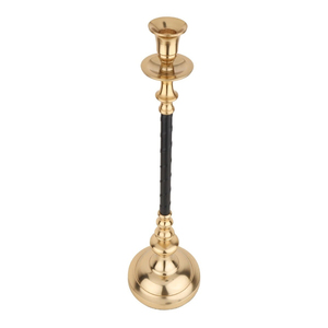 <b>Brass</b> <b>Candlestick</b> Holder Set Gold Finish Taper Holders Home Decoration Durable Metal Geometric Design Home Decor Candle Holder - Product Image 2