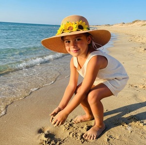 Sombrero de Paja de Ratán Hecho a Mano Ecowoodies con Decoración de Girasol, Estilo Bohemio, Sombrero de Verano para Mujer, Ecológico - Product Image 3
