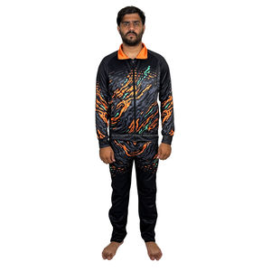 ชุดวอร์มคุณภาพสูงสำหรับผู้ชายชุดวอร์มผ้าฝ้าย100% แนวสตรีทแวร์ออกแบบโลโก้ได้ตามต้องการสำหรับวิ่งจ๊อกกิ้งกลางแจ้ง - Product Image 1