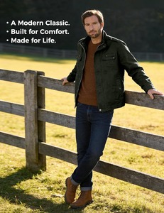 Manufacturer Custom <b>Utility</b> Style <b>Jacket</b> <b>Men</b> Outdoor Workwear Lightweight Multi Pocket Full Zip Casual <b>Jacket</b> - Product Image 5
