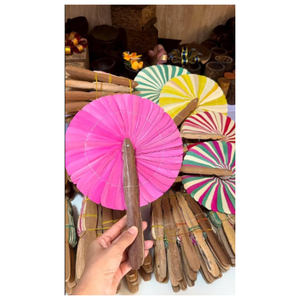 พัดมือทำจากมะพร้าวพรีเมียม งานฝีมือจากใบมะพร้าวธรรมชาติของเวียดนาม สำหรับตกแต่งในเทศกาล ขายส่งเพื่อการส่งออก - Product Image 2