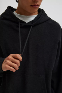 OEM Custom Logo Embroidery Zipper-<b>Up</b> Solid Hoodies Men 100% Cotton Casual Vintage Oversized Quick Dry Comfortable - Product Image 2