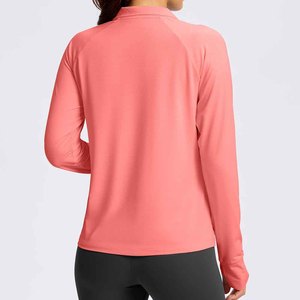 เสื้อแจ็คเก็ตออกกำลังกายดีไซน์สวยหรู พิมพ์โลโก้ได้ตามต้องการ ดีไซน์เรียบหรู ซิปด้านหน้า ระบายอากาศได้ดี สำหรับผู้หญิง - Product Image 5