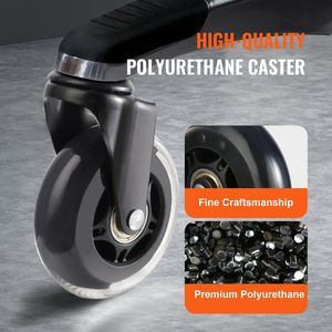 Heavy Duty 5 3 pollici sedia da ufficio ruote 130 Lbs capacità di carico universale adatto per la maggior parte delle sedie mobili ruote di ricambio per - Product Image 3