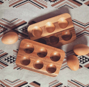 Unique Superior Quality Rectangular Wooden <b>Egg</b> Rack Holder Large Size in huge demad for kitchen hotel use - Product Image 6