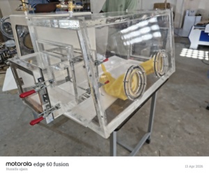 Caja de Vacío para Laboratorio, Equipo de Laboratorio Universitario Ex-Lab, Operación de Secado Simple y Libre de Polvo, Cámara de Nitrógeno Anaeróbico de Acrílico - Product Image 4