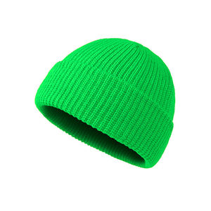 Unisex Adult <b>Beanie</b> Hat Solid Color Knitted Winter Warm Casual 100% Cotton Computer Knitted - Product Image 6