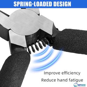 Stainless Steel Needle Nose Pliers 5 Inch Mini Long Nose Cutter Serrated Jaw <b>Precision</b> <b>Tool</b> Jewelry Making Crafts Wire Bending - Product Image 5