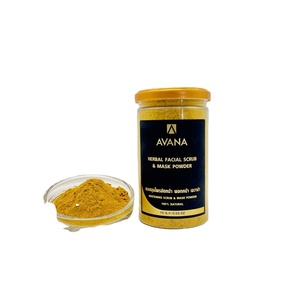 Mascarilla Exfoliante Herbal AVANA en Polvo para Piel Sensible, Grasa y Mixta, Ingrediente Principal: Cúrcuma, para Rostro, Cuerpo y Cuello, Material Cristalino - Product Image 6