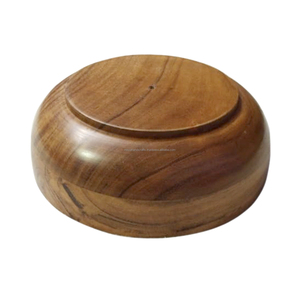 Mango Wood Round Shape Multipurpose Serving Bowl for Breakfast Snacks Soup Serveware Salad Bowls for Home Kitchen - Product Image 4