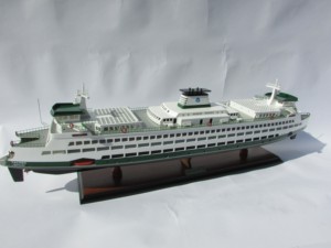 Modelo de Barco de Madera Tacoma Europeo, Hecho a Mano y Pintado, Estilo Náutico, Decoración para el Hogar, Regalo Original - Product Image 5