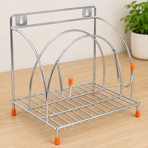 Soporte de Pared de Acero Inoxidable para Chakla Belan, Rodillo de Metal para Roti y Tabla de Cortar, Organizador de Cocina que Ahorra Espacio - Product Image 2