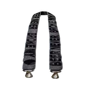 Los Angeles Sangles de sac de perles de rocaille en or blanc personnalisées 'Hook Em Horns' Accessoire à la mode Sangle de sac à main perlée - Product Image 1