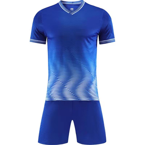 Conjunto de camiseta de fútbol con tela resistente para uso a largo plazo, uniforme de fútbol de equipo con ajuste flexible y kit de fútbol ligero. - Product Image 1