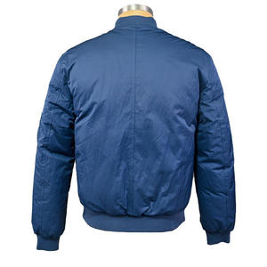 Chaqueta Bomber de Satén Personalizada AMERICAN TRENCH CLOTHING para Hombre, Estilo Starter Baseball Cowboys, para Equipos Deportivos, Primavera, con Cuello Alto - Product Image 2
